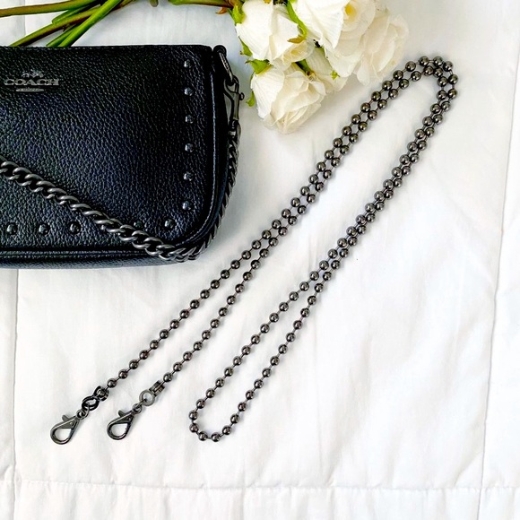 Crossbody / Shoulder Replacement Bead Chain Strap in Black - Picture 1 of 7
